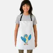 ヴェールをまとった花嫁としての鳥 エプロン (インサイチュ)