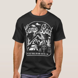ヴェールキャンプ前の最後のトレイル バチェロレッテパーティー Tシャツ
