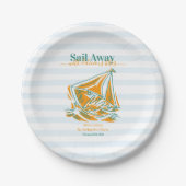 ヴェール前の最終セイルバチェロレッテ ペーパープレート (正面)