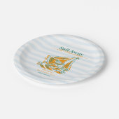 ヴェール前の最終セイルバチェロレッテ ペーパープレート (アングル)