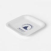 ヴェール前の最終セイルバチェロレッテ ペーパープレート (傾斜あり)