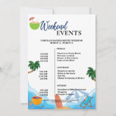 ヴェール前の最終セイルバチェロレッテ 招待状 (裏面)