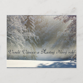 ヴェーレ・ヴァノチェ・ア・シュスťツニー・ノヴィー・ロック！ポストカード ポストカード