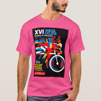 ヴエルタシクリスタヴィンタジェビシクル広告レース Tシャツ