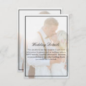 ヴエレガントェラムオーバーレイフォトアコモデーションズ エンクロージャーカード (正面/裏面)