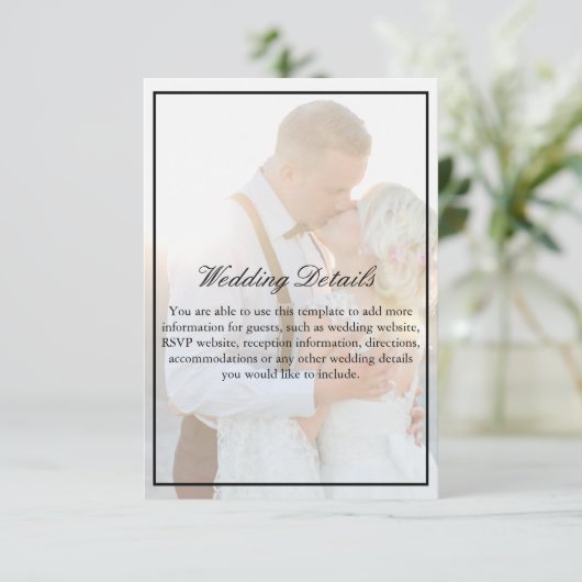 ヴエレガントェラムオーバーレイフォトアコモデーションズ エンクロージャーカード (スタンド正面)