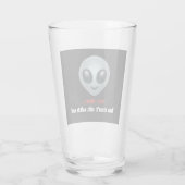 ヴォア·エイリアン、一緒に座れない！カップ タンブラーグラス (裏面)