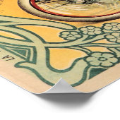 ヴォイツレットラムーシュ車のヴィンテージカーのポスター ポスター (角)