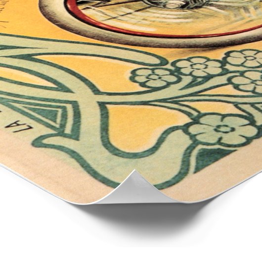 ヴォイツレットラムーシュ車のヴィンテージカーのポスター ポスター (角)