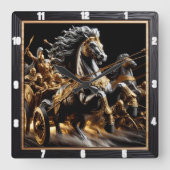 ヴォイド戦車:鉄ハート スクエア壁時計 (正面)