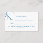 ヴォギッシュドラゴンフライマッサージ+スパアポイントメントカード 予約カード (裏面)