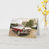 ヴォクシャールクレスタ空白のグリーティングカード カード (黄色い花)