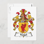 ヴォゲル家紋 ポストカード (正面/裏面)