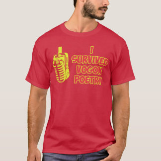 ヴォゴン詩歌デザインの少女を生き延びた Tシャツ