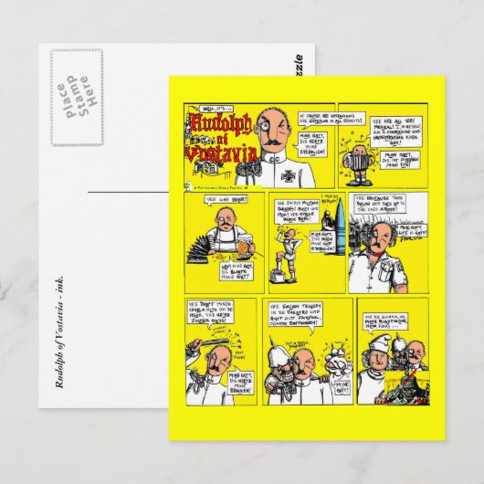 ヴォスタビアのルドルフ – はがき (正面/裏面)