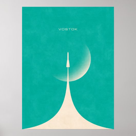 ヴォストックロケット – ムーンアクア ポスター (正面)