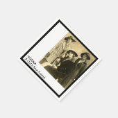 ヴォッカガールズ最高のフレンドヴィンテージ女性おもしろい引用文 スタンダードカクテルナプキン (角)