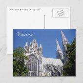 ヴォティヴウィーン教会 ポストカード (正面/裏面)