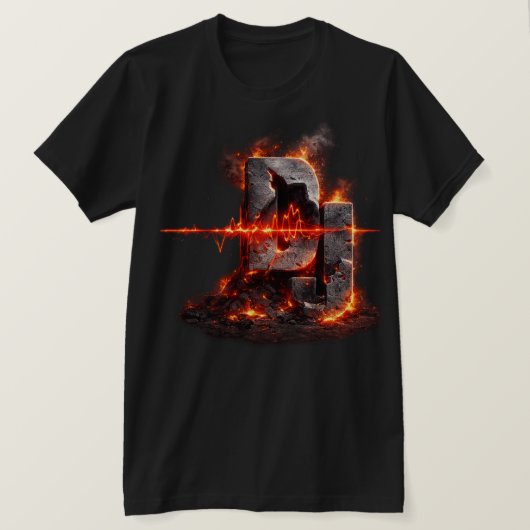 ヴォルカニック・パルス DJ Tシャツ (デザイン正面)