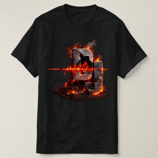 ヴォルカニック・パルス DJ Tシャツ (デザイン正面)
