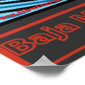 ヴォルカバハメキシコサーフブレイクサーフィン ポスター (角)