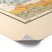 ヴォルケルカルト・フォン・ヨーロッパ，ヨーロッパの地図 ポスター (角)