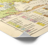 ヴォルケルカルト・フォン・ラッスランド – ロシアの地図 ポスター (角)