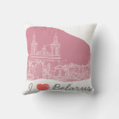 ヴォルコビスクベラルーシ建築大聖堂が大好き クッション (裏面)