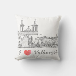 ヴォルコビスクベラルーシ建築大聖堂が大好き クッション