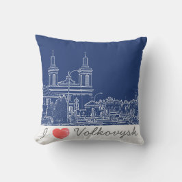 ヴォルコビスクベラルーシ建築大聖堂が大好き クッション