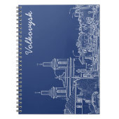 ヴォルコビスクベラルーシ建築大聖堂が大好き ノートブック (正面)