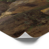 ヴォルテラ付近のビュー – Jean-Baptiste-Corotファインアート ポスター (角)