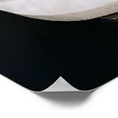 ヴォルテールの胸像はウィッグなしで1778年 ポスター (角)