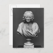ヴォルテールの胸像 ポストカード (正面/裏面)