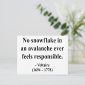 ヴォルテール引用文6b ポストカード (スタンド正面)