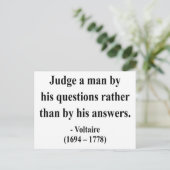 ヴォルテール引用文8b ポストカード (スタンド正面)