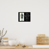 ヴォルテール引用文 – アートポスター ポスター (キッチン)