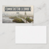 ヴォルテール感動的引用文「常識」 ノートカード (正面/裏面)