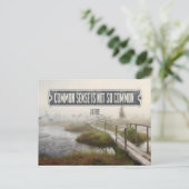 ヴォルテール感動的引用文「常識」 ポストカード (スタンド正面)