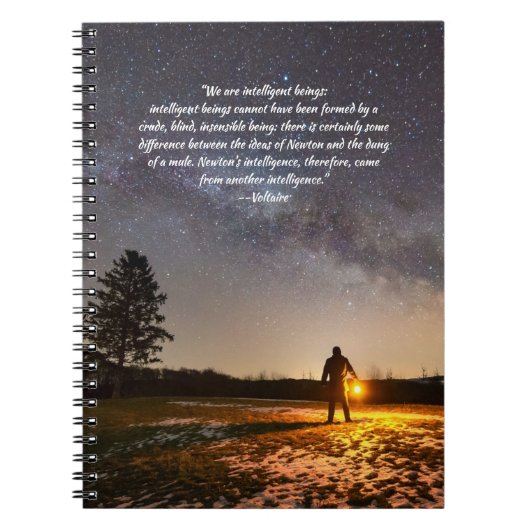 ヴォルテール知性があるデザイン ノートブック (正面)