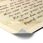 ヴォルテール祈りの言葉 ポスター (角)