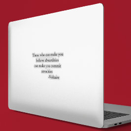 ヴォルテール警告引用文 シール