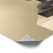 ヴォルテール1778の胸像 ポスター (角)