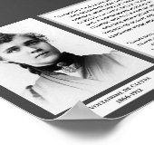 ヴォルテール・ド・クレレ・フェミニスト自由主義アーナーキー ポスター (角)