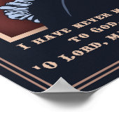 ヴォルテール – 祈りの言葉 ポスター (角)