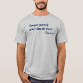 ヴォルテールTシャツXVIの引用文 Tシャツ (正面)