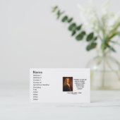 ヴォルテ救ールは三つの悪から働素晴らしく 名刺 (スタンド正面)