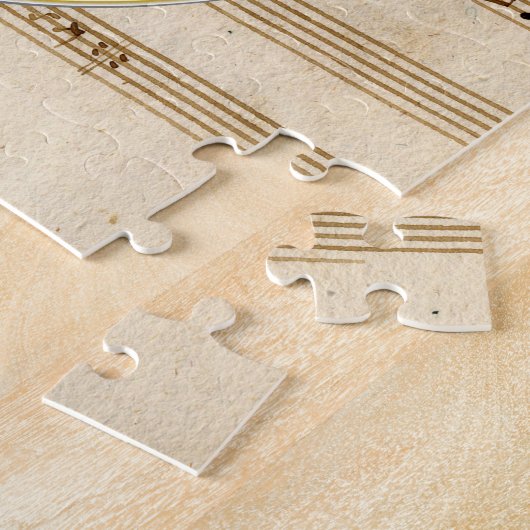 ヴォルフガングアマデウスマザルトポートレートパズル ジグソーパズル (側面)