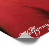 ヴォルフガングアマデウスモツァルトプリント ポスター (角)