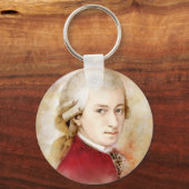 ヴォルフガングアマデウスモーツァルトimアクアレルスティル キーホルダー (正面)